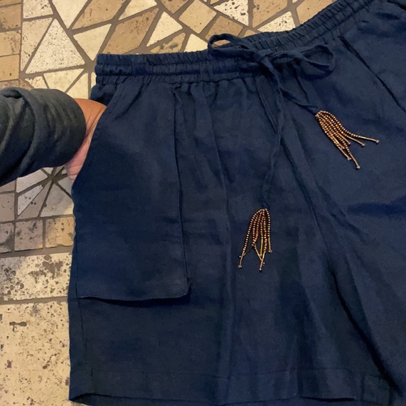 For Cynthia tassel draw string shorts M - Picture 5 of 10